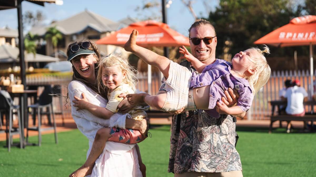 Family in Spinifex