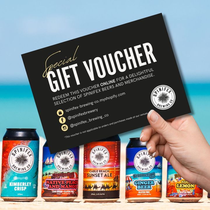 Featured image for “Give the gift of choice with a Spinifex gift voucher—perfect for a loved one or yourself! Available now online. Visit our website to shop.”