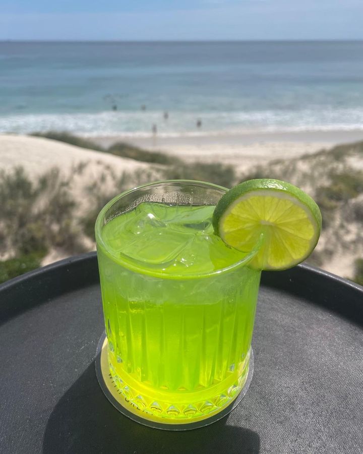 Featured image for “This week’s cocktail special: Midori Sour!   A refreshing mix of sweet and tangy that’s perfect for sipping.”