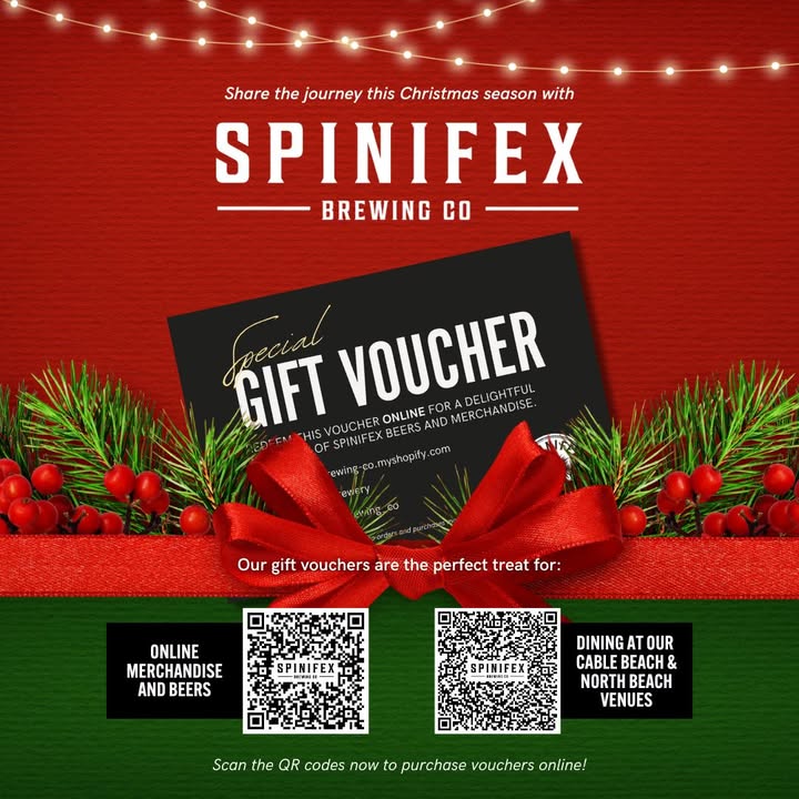 Featured image for “Celebrate the Christmas season with Spinifex Brewing Co.!”