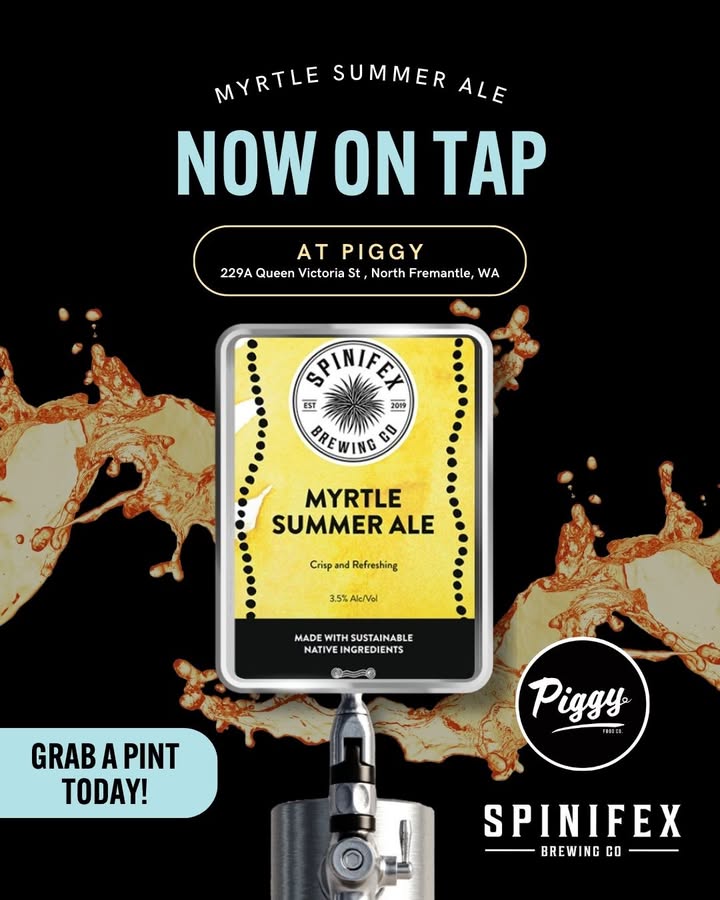 Featured image for “Now pouring at Piggy Food Co!”