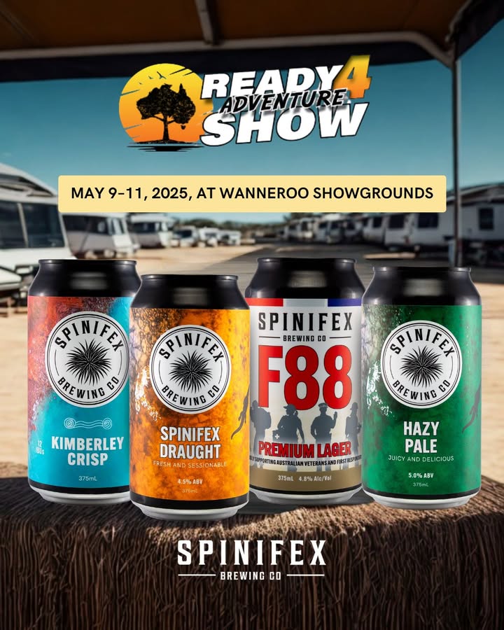 Featured image for “Adventure Show Weekend: Craft Beer Tastings at Spinifex Brewery Pop-Up Bar”