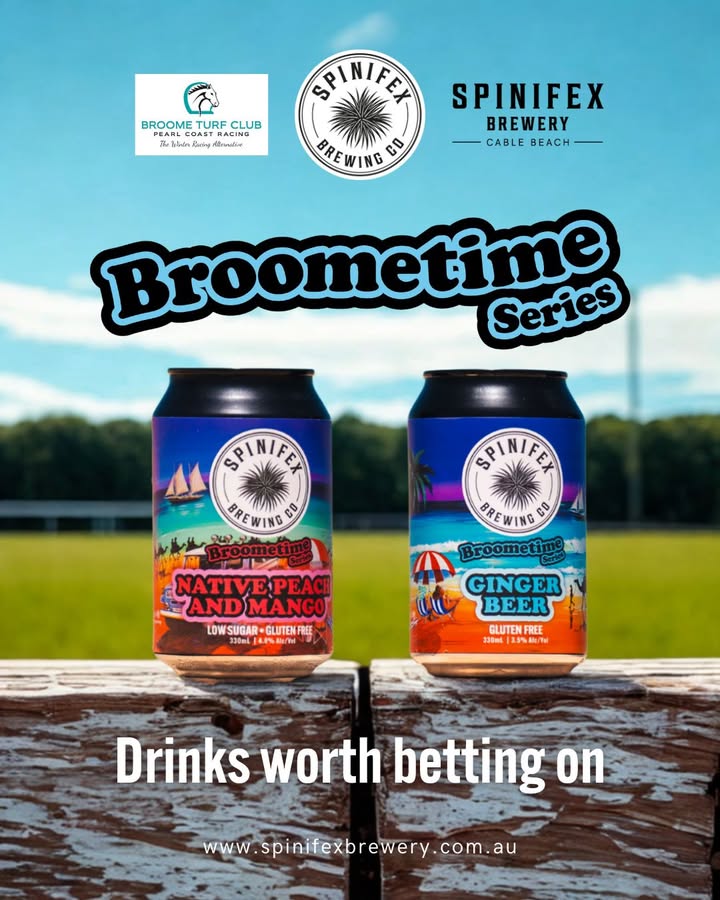Featured image for “Broome Turf Club Race Day: Spinifex Brewery Beer Truck & Local Artwork”