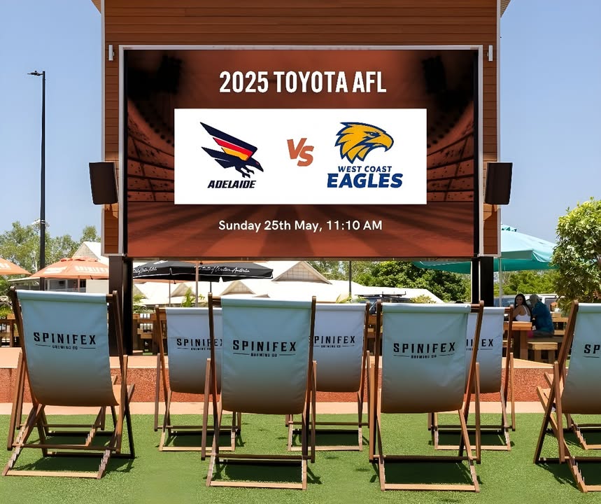 Featured image for “Live & Loud: Watch West Coast Eagles vs. Crows at Spinifex Cable Beach”
