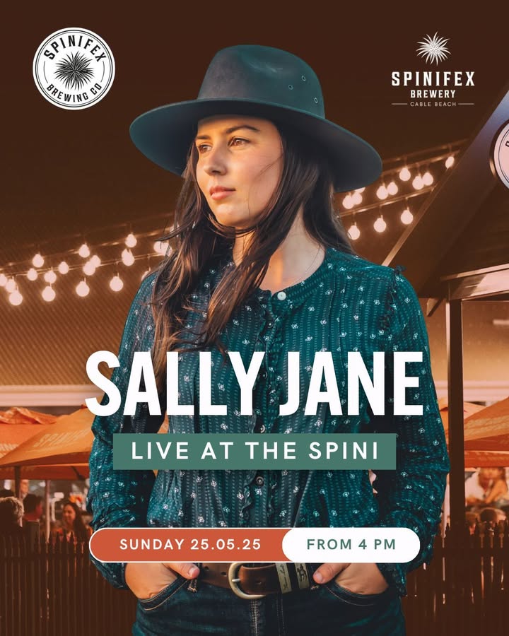 Featured image for “Country Music Sunday Session with Sally Jane at Spinifex Cable Beach”