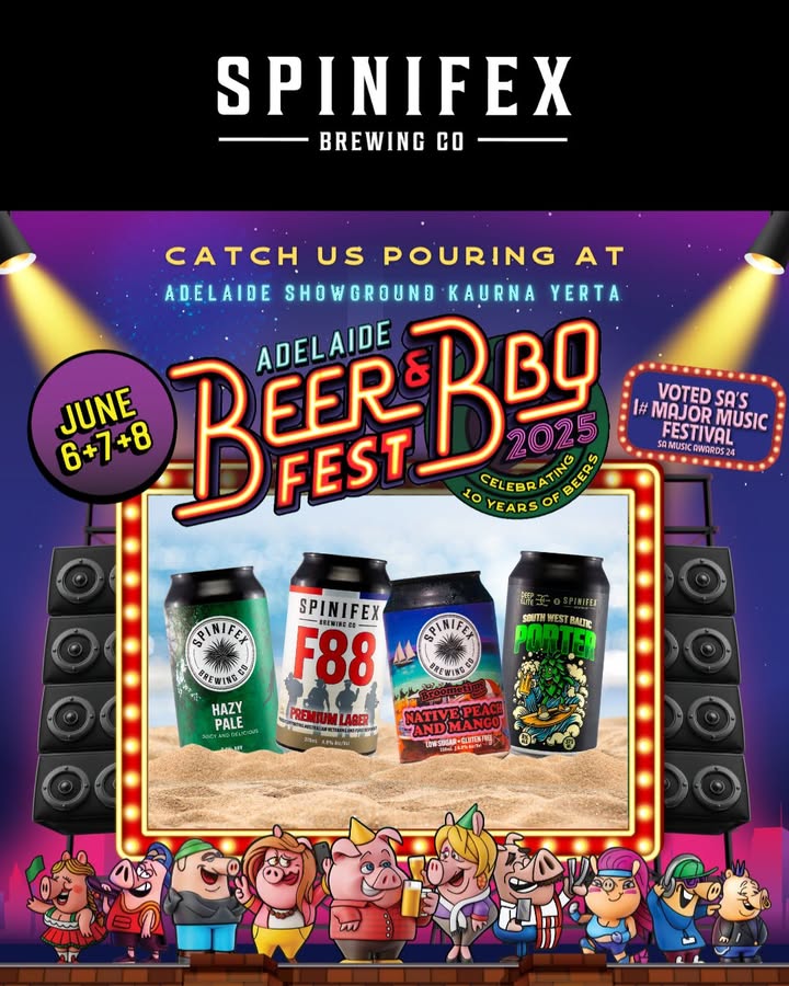 Featured image for “Beer and BBQ Fest Delights: Spinifex Brewery Unveils Core Range Gems in Adelaide”