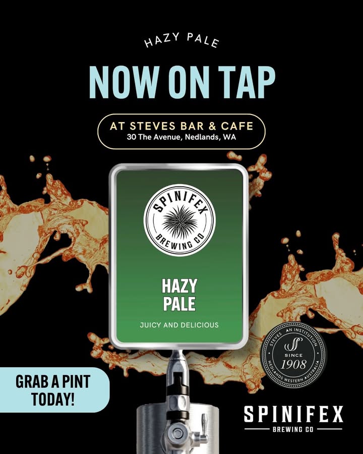 Featured image for “Hazy Pale Now On Tap: A New Addition to Steves Bar & Cafe’s Craft Beer Selection”
