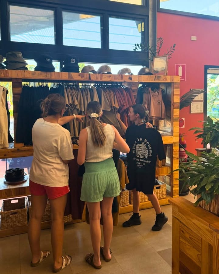 Featured image for “Rocio’s Style Journey: Explore Great Merch Collection at Spinifex Cable Beach”