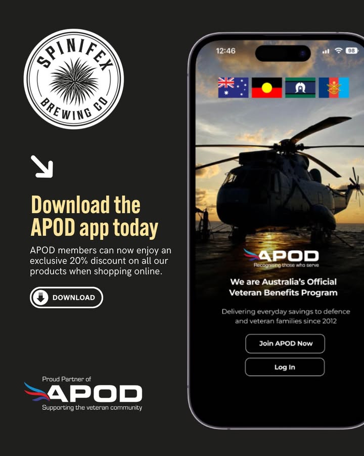 Featured image for “Exclusive Offer for APOD Community: 20% Off All Products at Spinifex Brewery”