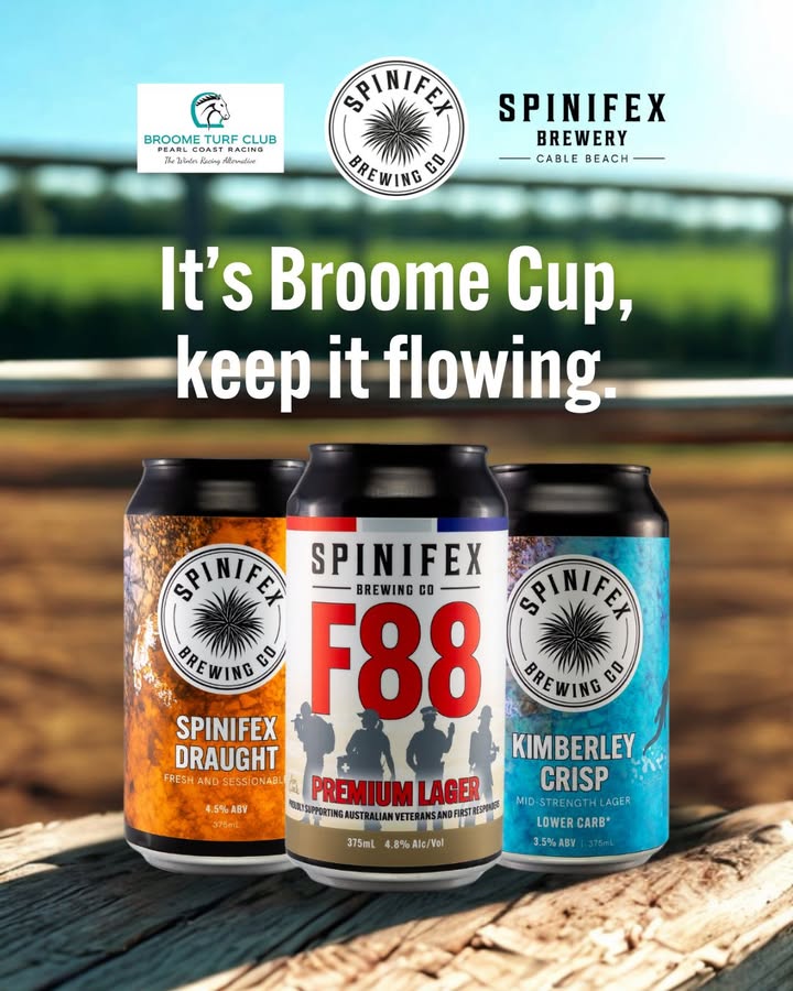 Featured image for “Broome Cup 2025: Enjoy Cold Spini Trackside at Spinifex Brewery”