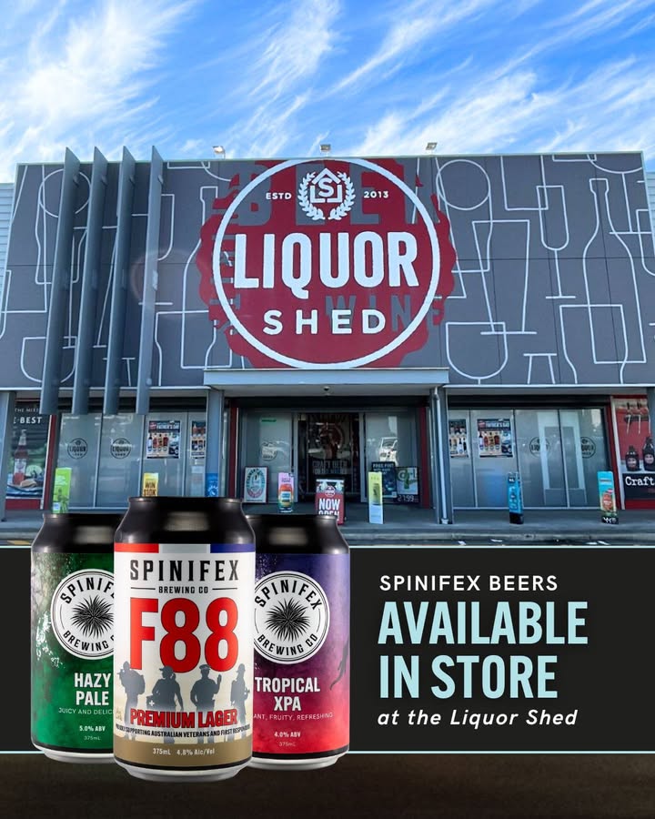 Featured image for “Craft Beer Delights at Liquor Shed: F88 Lager, Hazy Pale & Tropical XPA by Spinifex Brewery”