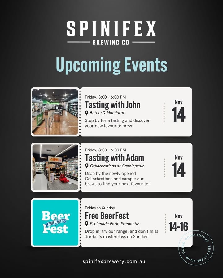 Featured image for “Freo BeerFest & Friday Tastings: A Weekend of Craft Beer Delights at Spinifex Brewery”