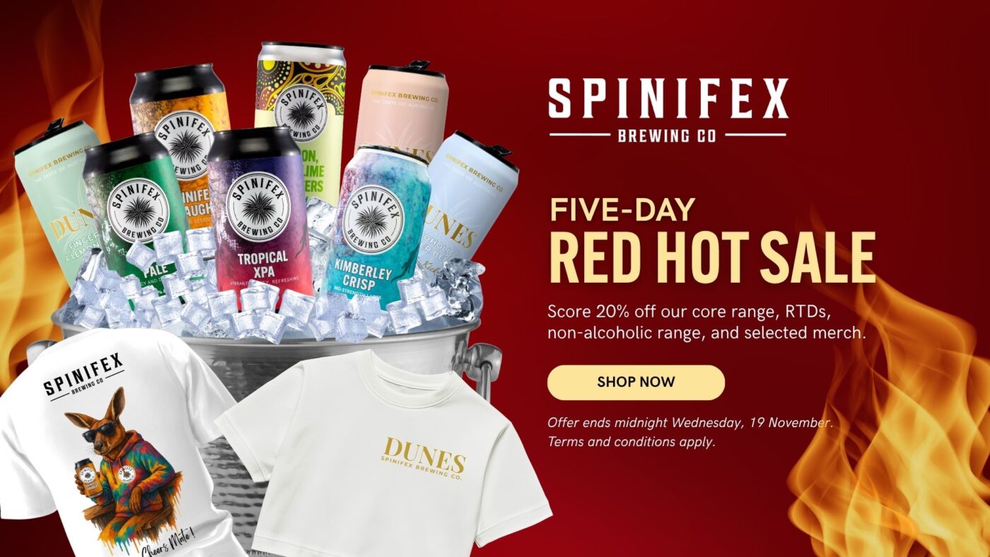 spinifex red hot sale