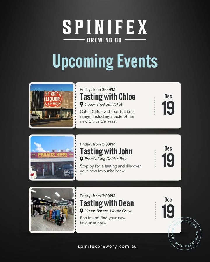 Featured image for “Join Our Beer Tastings This Friday Across Three Locations”