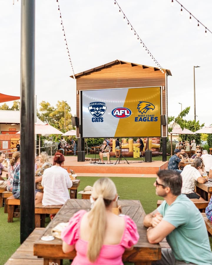 Featured image for “Watch Geelong Cats vs West Coast Eagles at Spinifex Cable Beach”