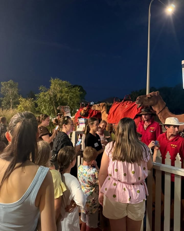 Featured image for “Feeding the Camels at Spinifex Cable Beach”