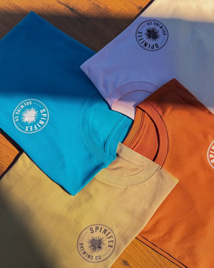 Featured image for “Spinifex Brewing Co Tees Available at the Merch Corner”