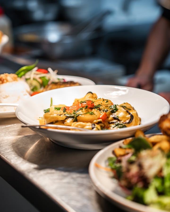 Featured image for “Handmade Prawn & Scallop Ravioli at Spinifex Cable Beach”