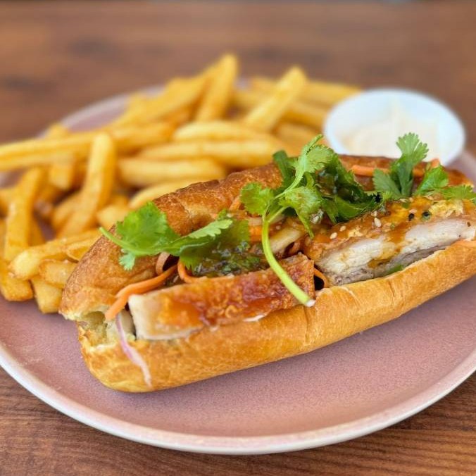 Featured image for “Pork Banh Mi Lunch Special at Spinifex Cable Beach”