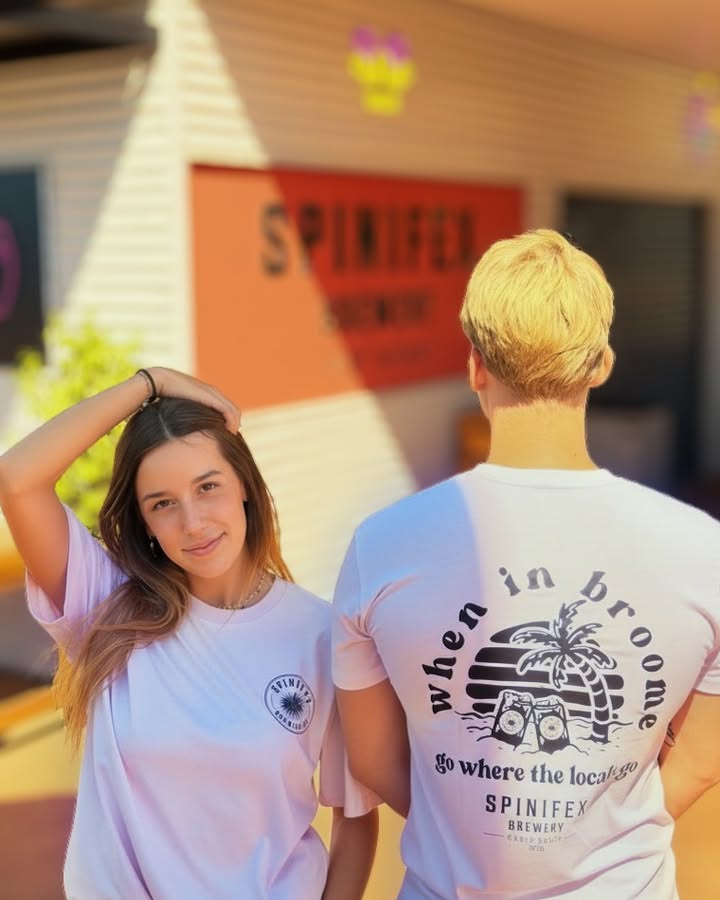 Featured image for “When In Broome Relaxed Fit Tees at Spinifex Cable Beach”